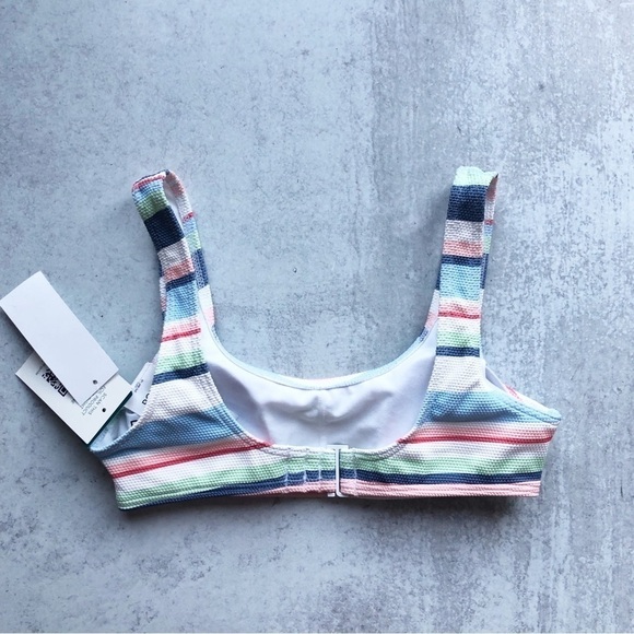 Roxy Line Up Bralette NWT Bikini Top XS - Picture 5 of 12